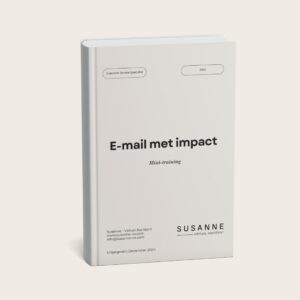Mini-training; E-mail met impact